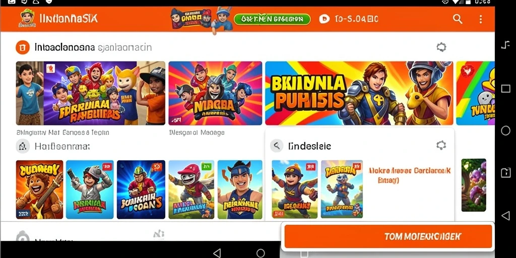 Screenshot level baru yang menantang bagi pemain.