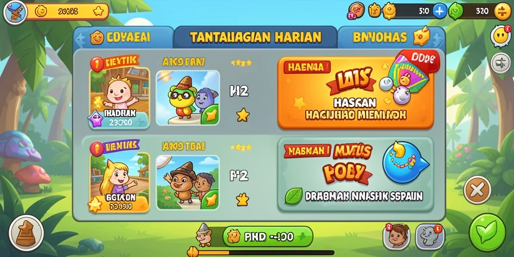 Tangkapan layar memperlihatkan level menantang di FURLA77.