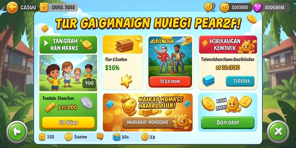 Tampilan leaderboard yang menunjukkan peringkat pemain.