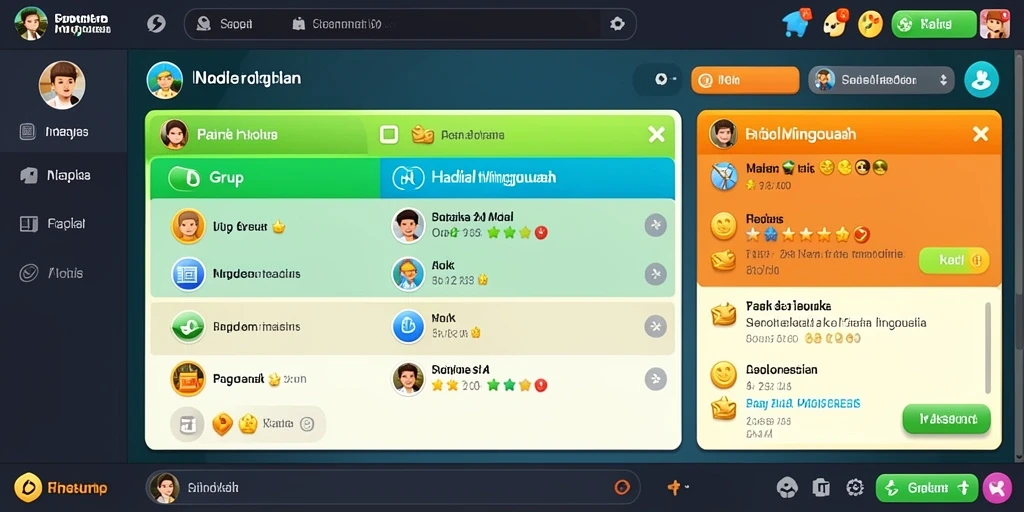 Menunjukkan sistem hadiah yang menarik bagi pemain.