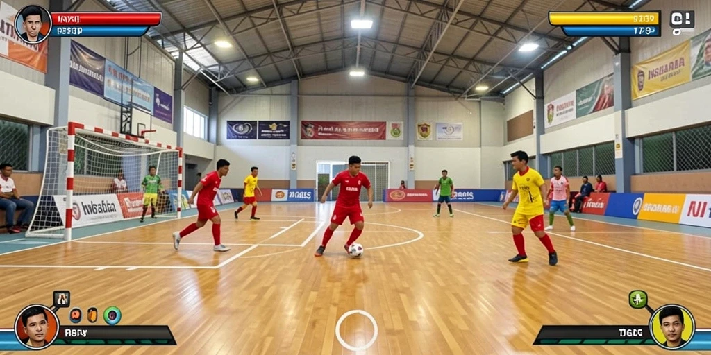 Tangkapan layar memperlihatkan grafis menakjubkan dalam permainan.