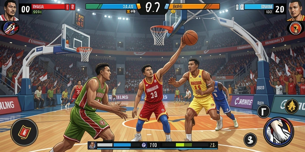 Mode permainan multiplayer yang seru dan kompetitif.