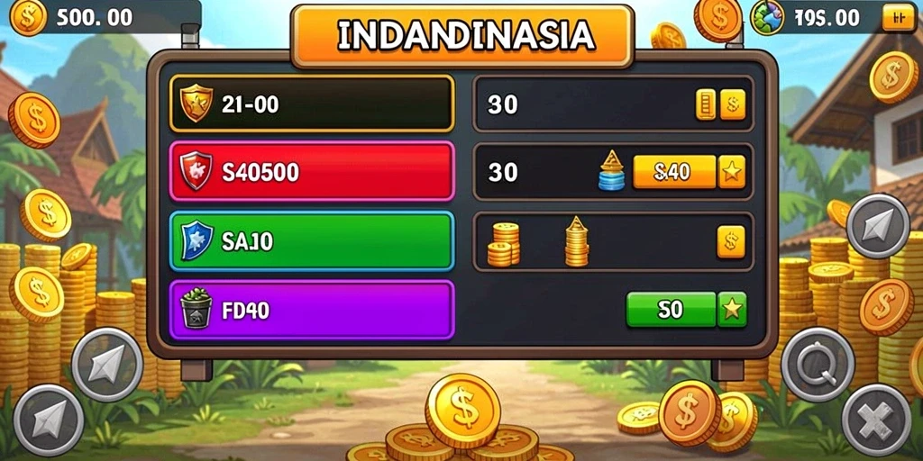 Fitur bonus yang menambah keseruan permainan.